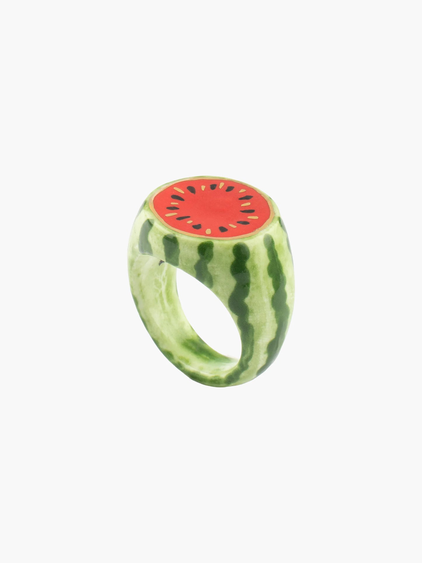 Bague porcelaine pastèque