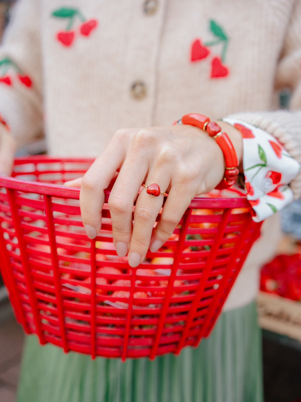 Bague cœur - Chérie Cherry