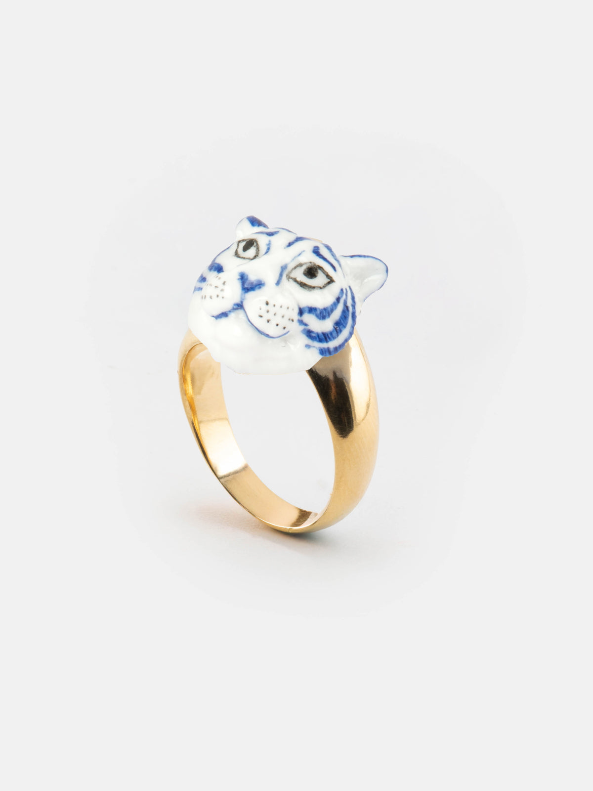 Anello Tigre Blu