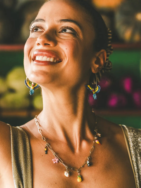 Large Creole Green Macaw Parrot in Flight