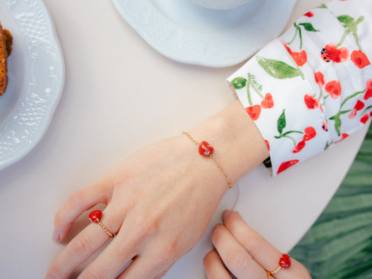 Bracciale Cuore - Chérie Cherry