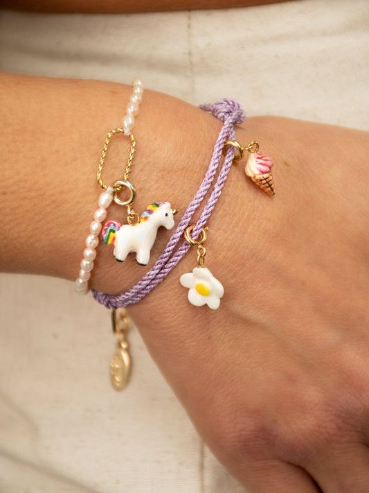 Bracciale di perle personalizzabile - Mix and Match