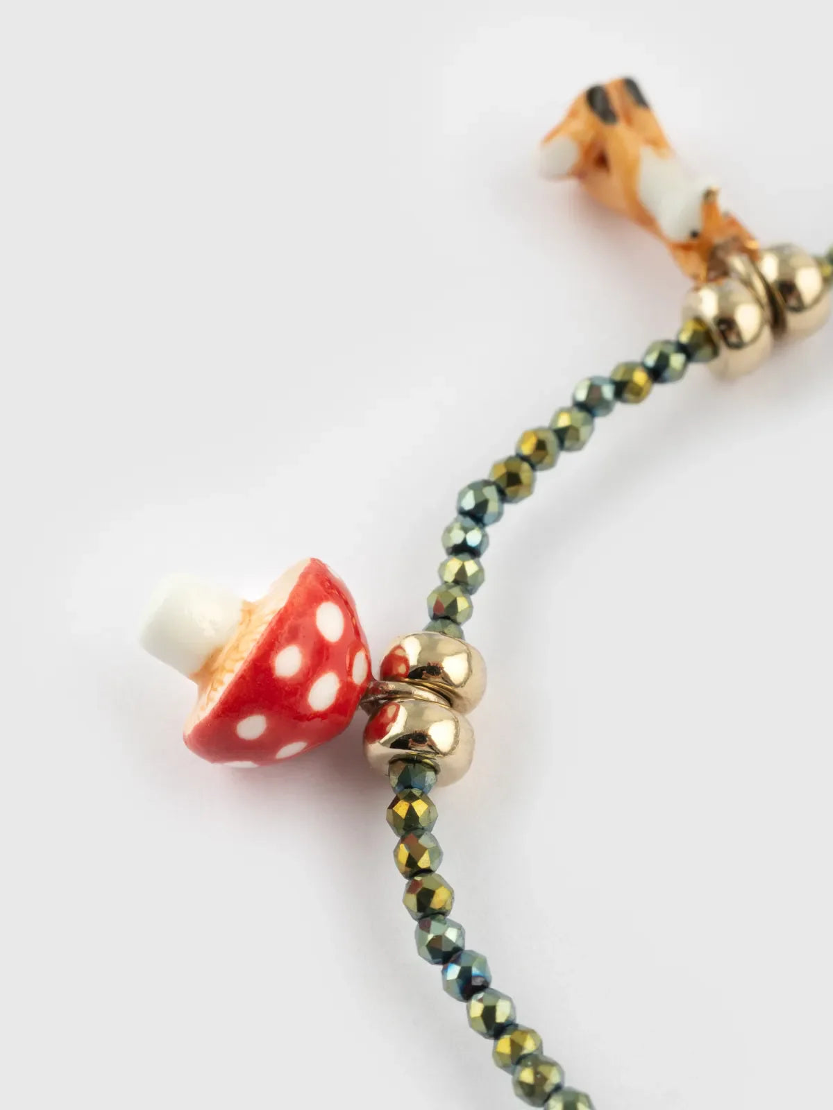 Bracelet forêt et perles d'hématite