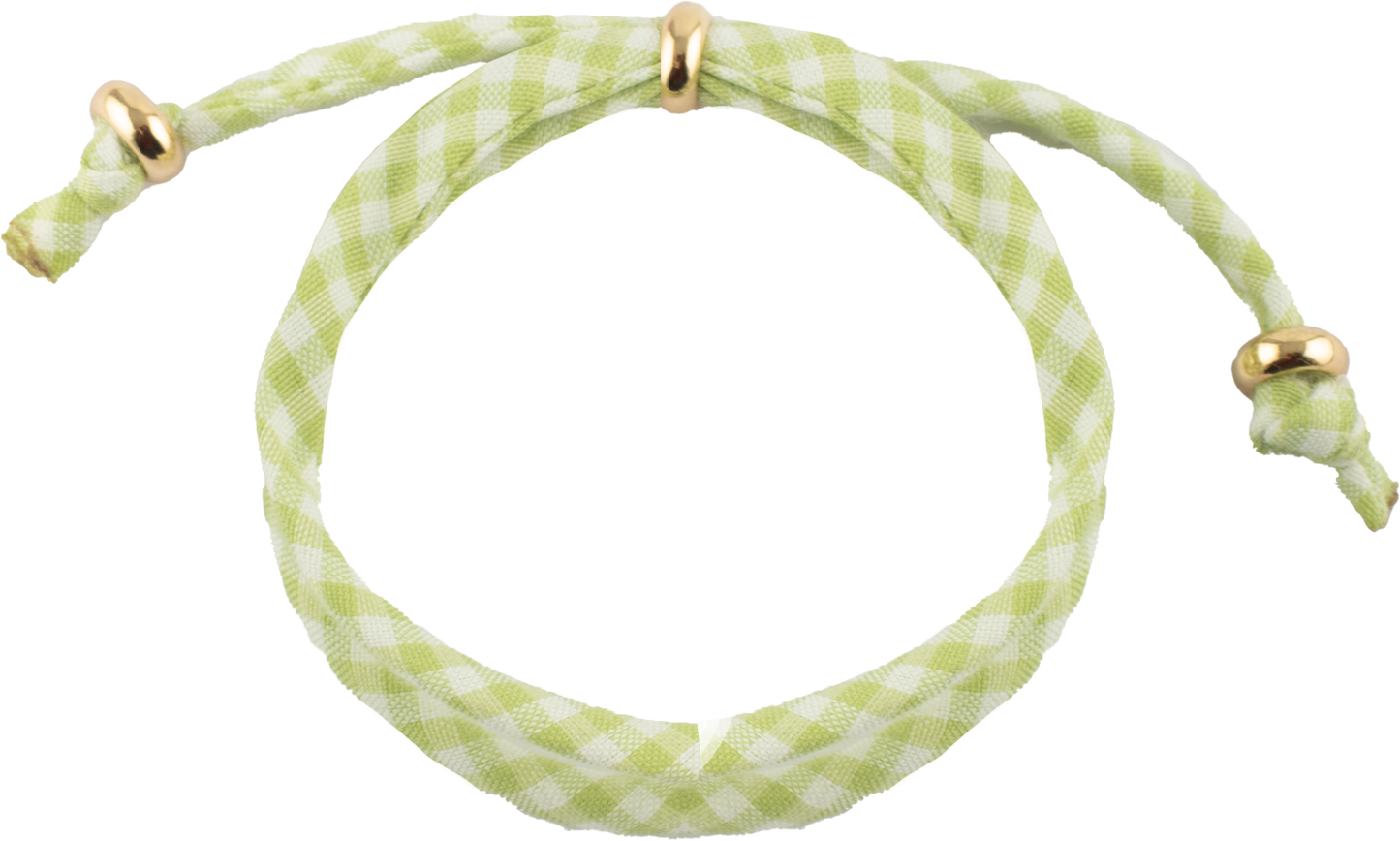 Bracciale in tessuto a quadretti - Abbina e abbina