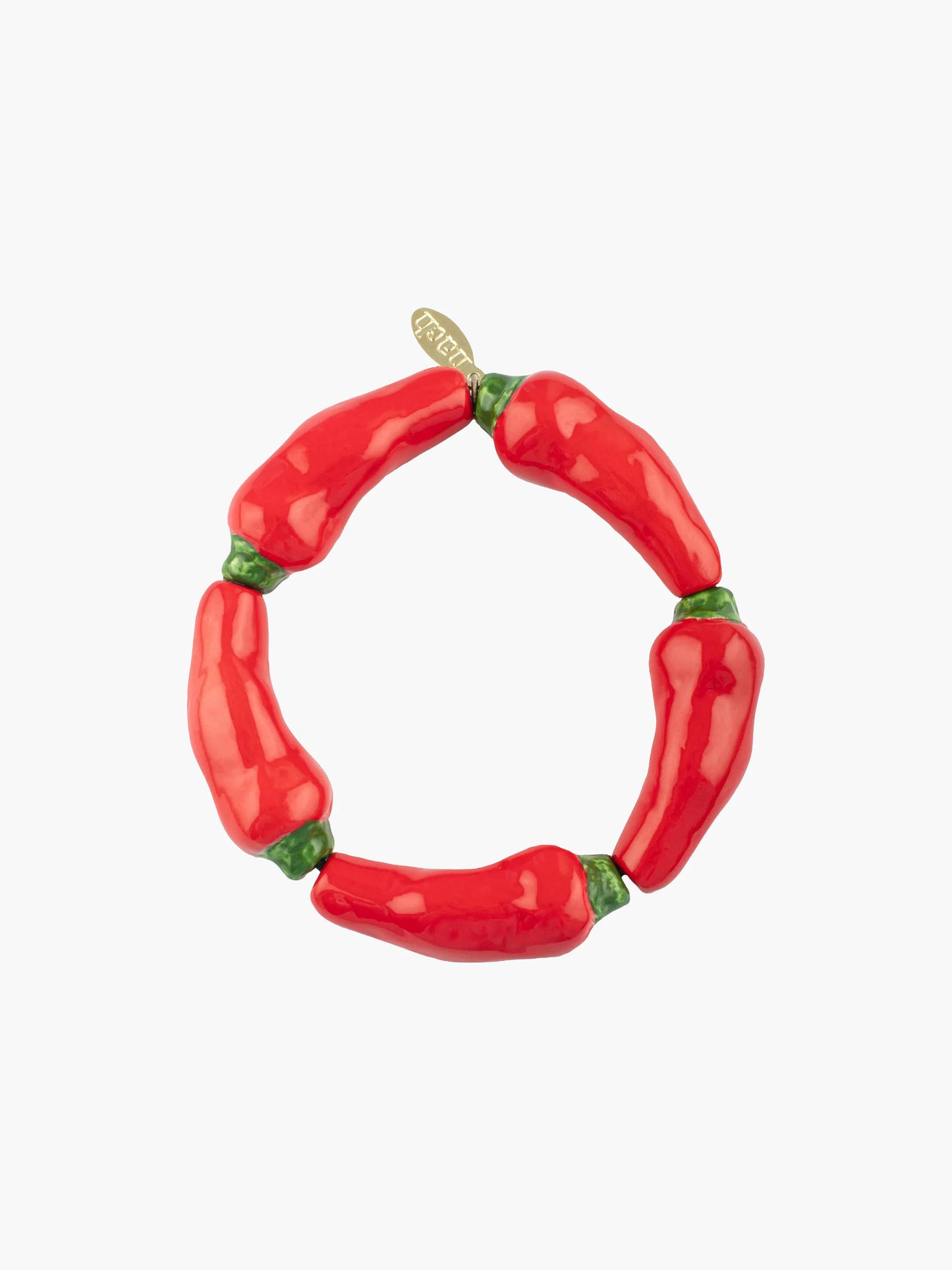 Bracelet chunky perles piment