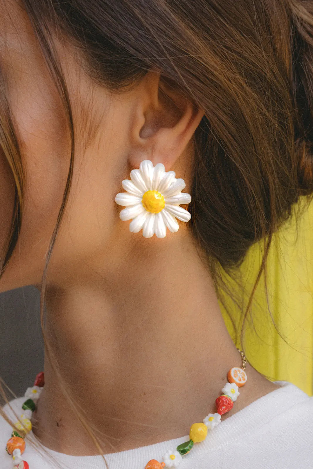 Maxi daisy ear studs