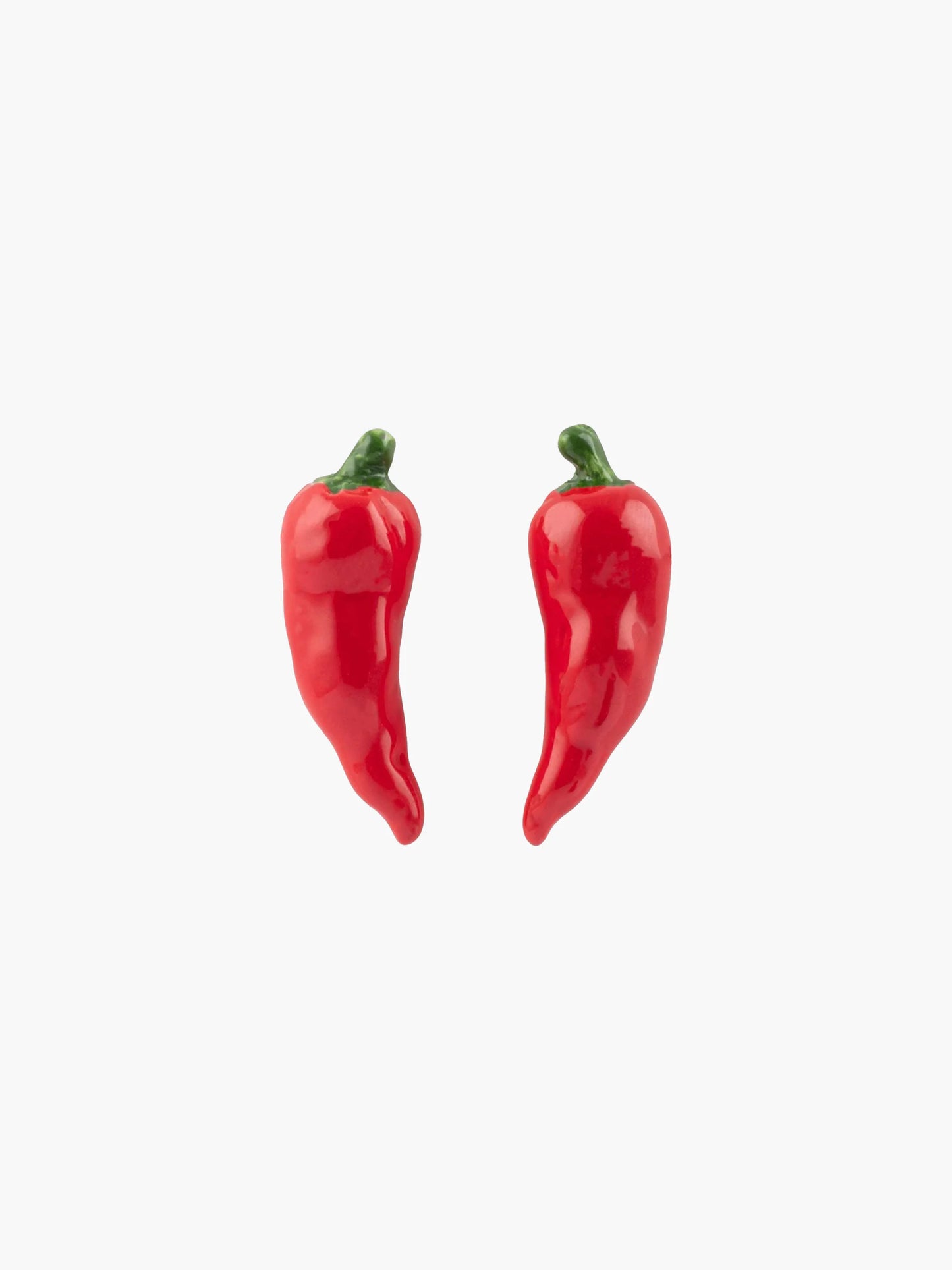 Boucles d'oreilles puces - piment