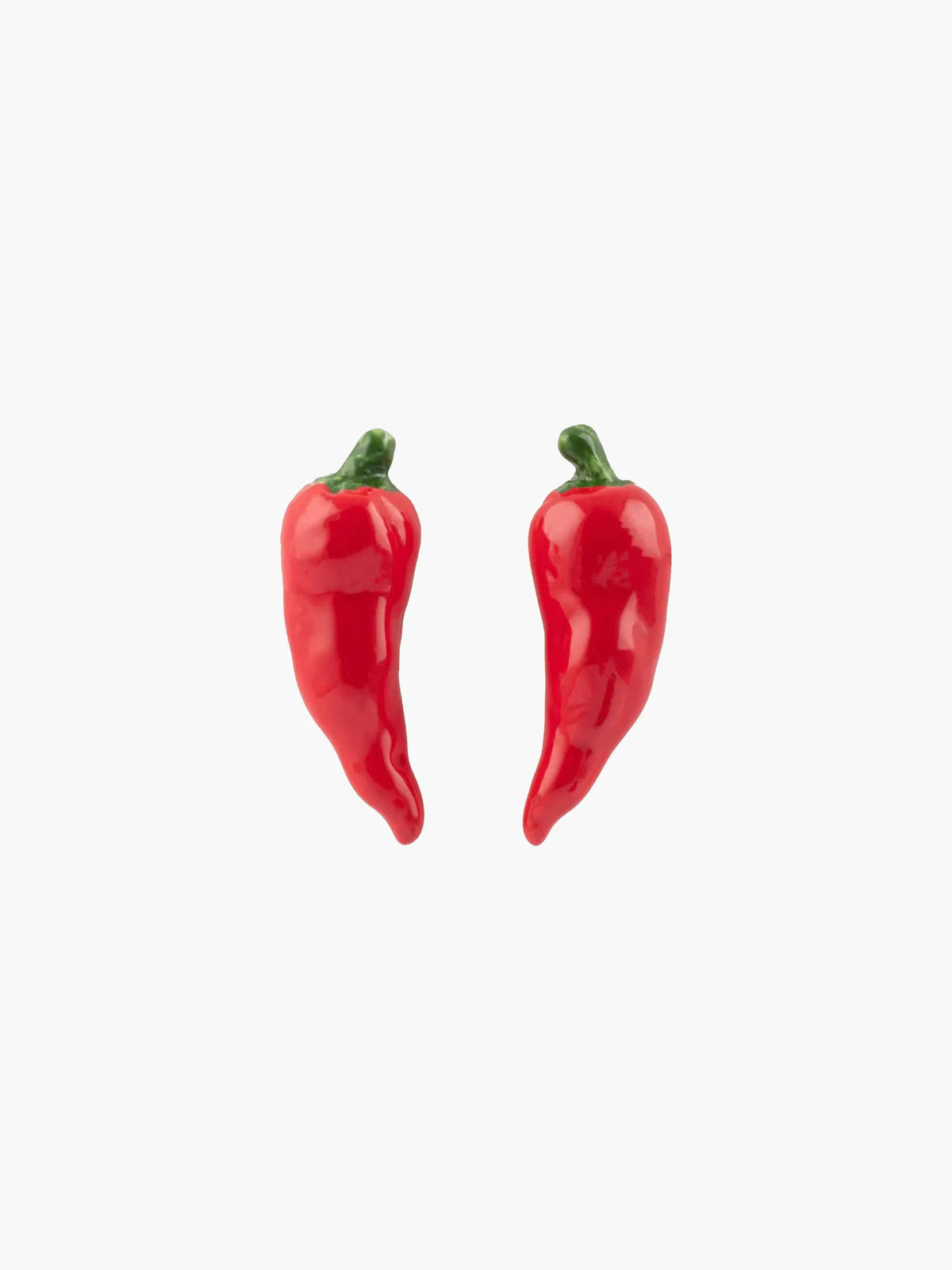 Boucles d'oreilles puces - piment