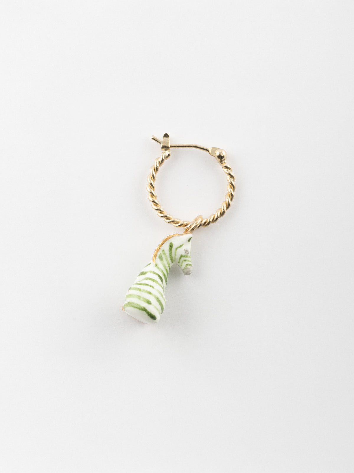 Mini créole zèbre vert - Vendue à l'unité