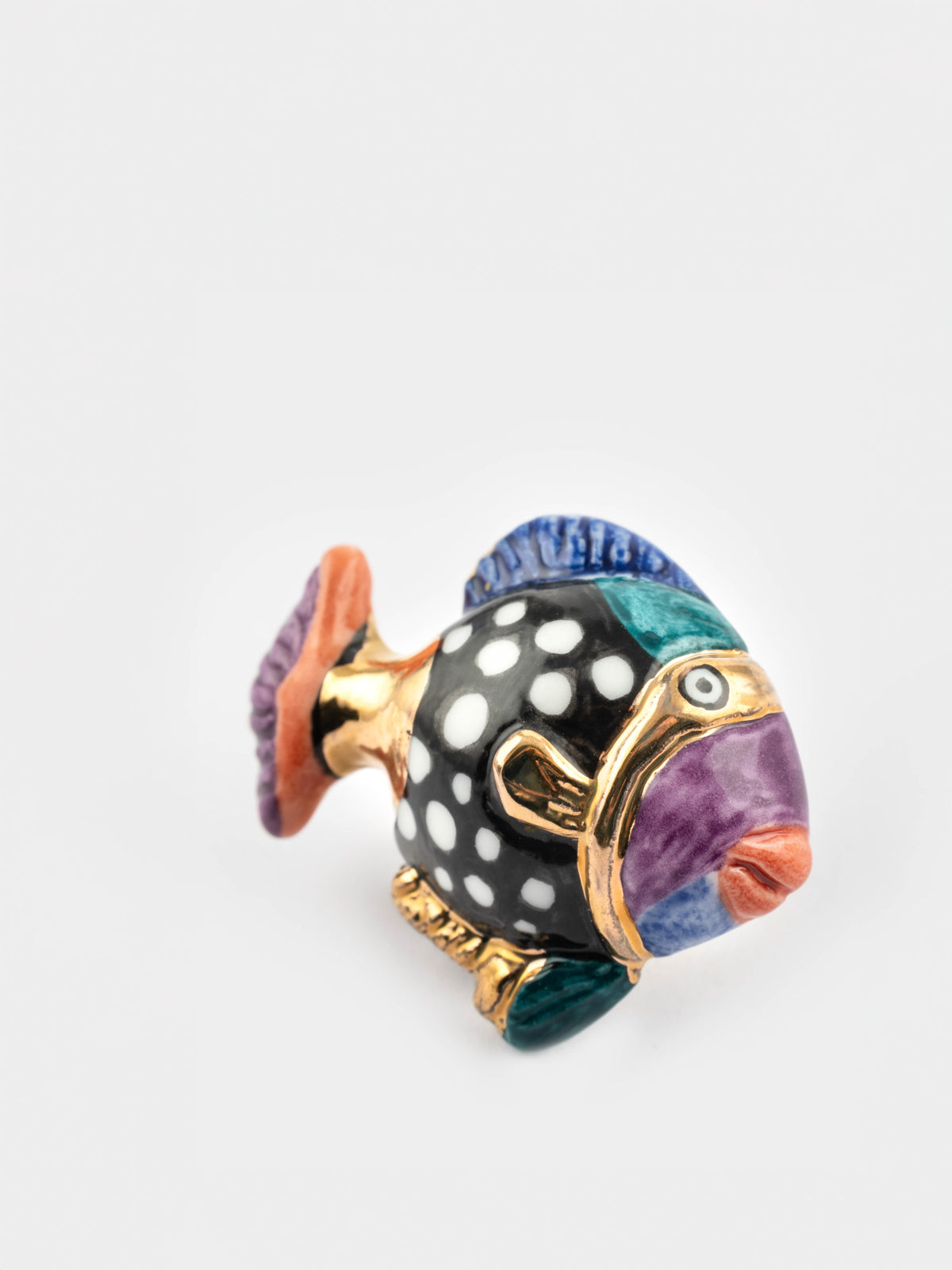 Pin's poisson tacheté