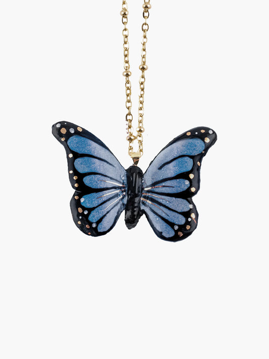 Night butterfly necklace