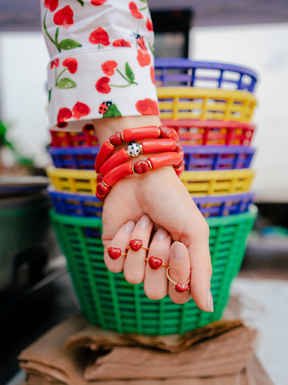 Bague cœur - Chérie Cherry