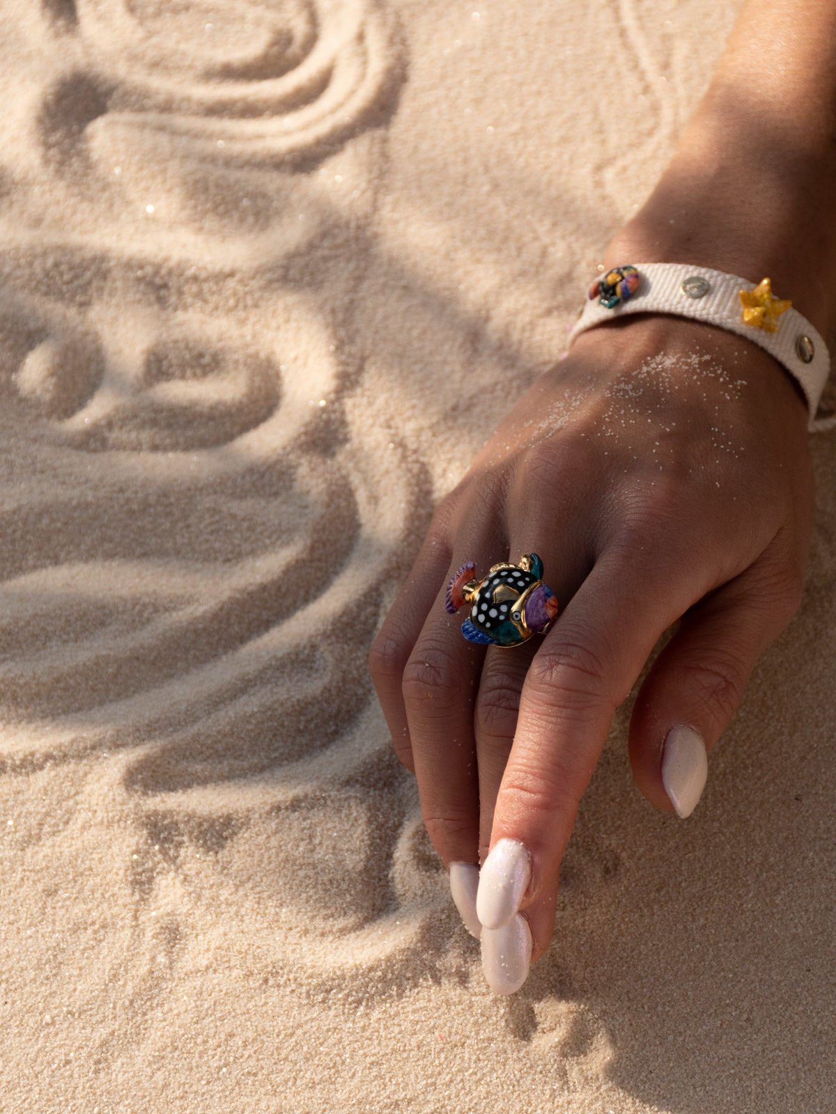 Anello di pesce maculato