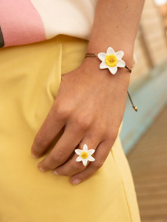 Bague branches Jonquille