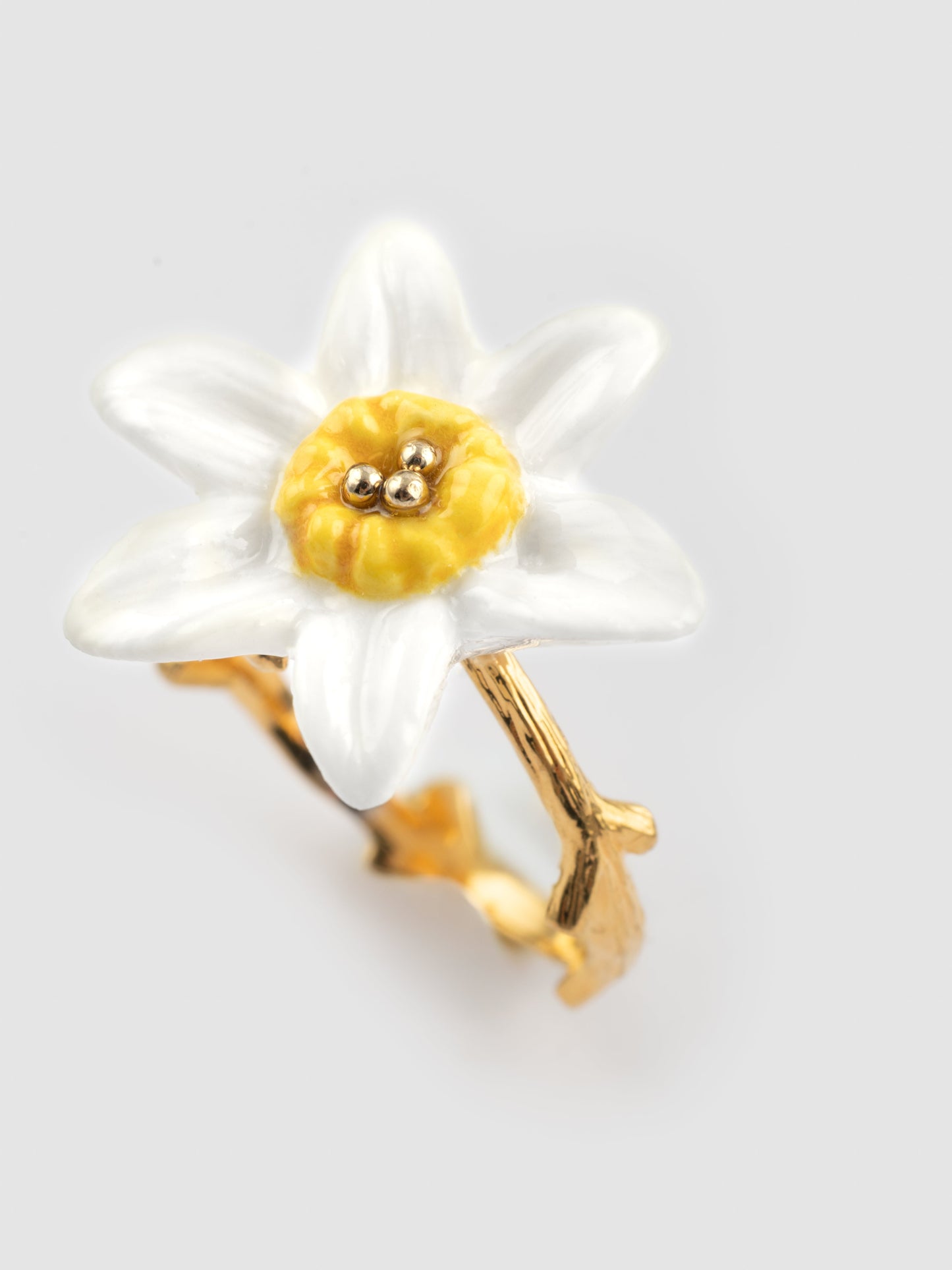 Bague branches Jonquille