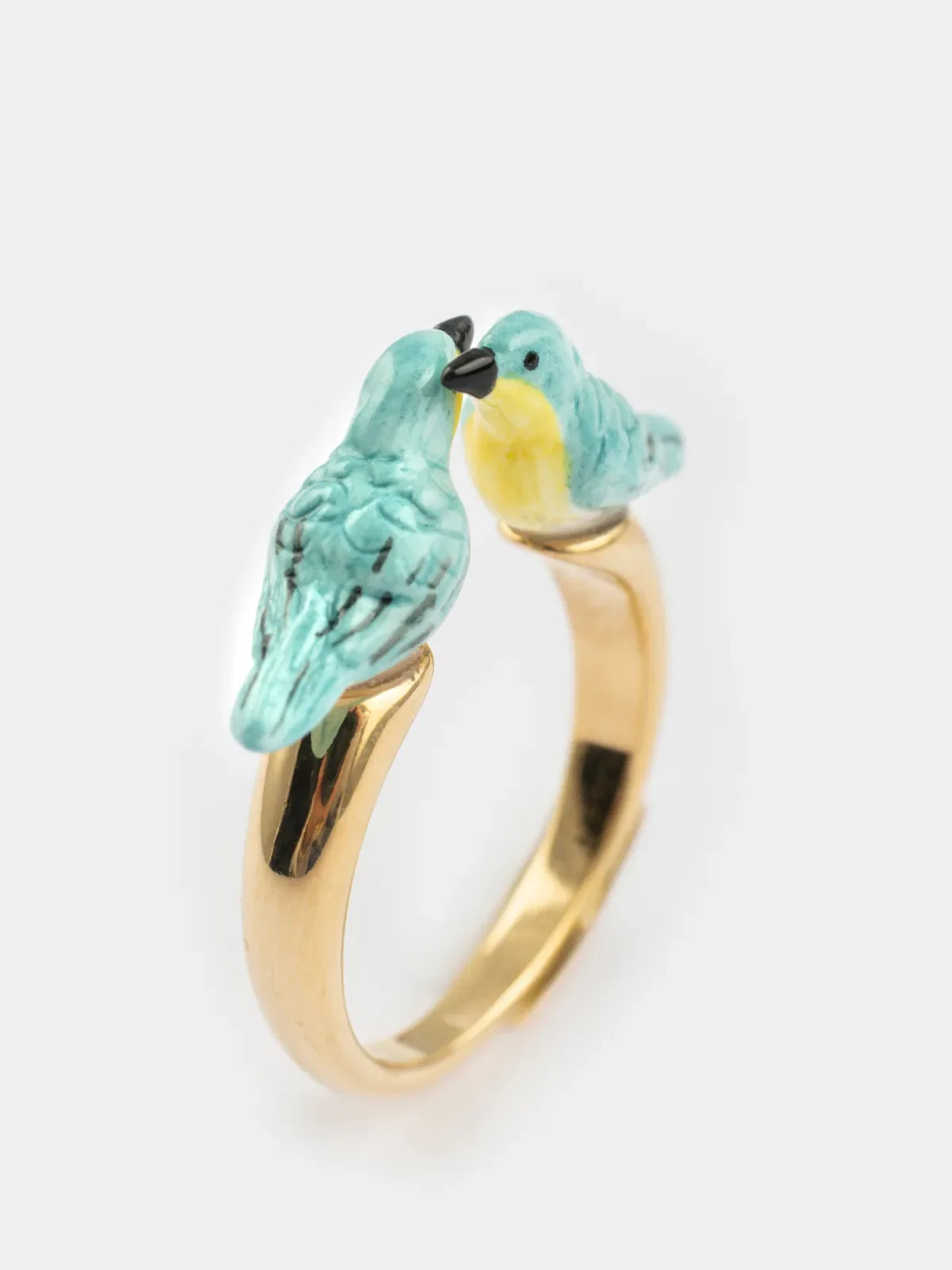 Bague FaceToFace oiseaux Parulines bleues