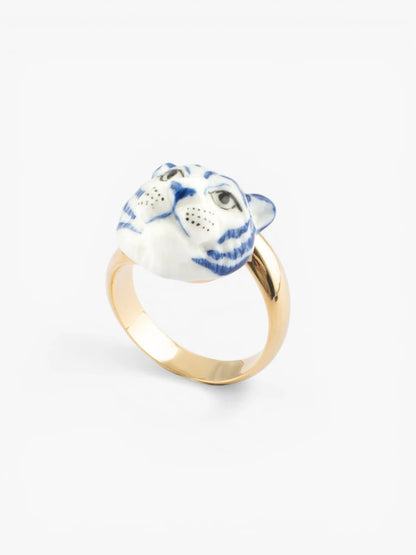 Anello Tigre Blu