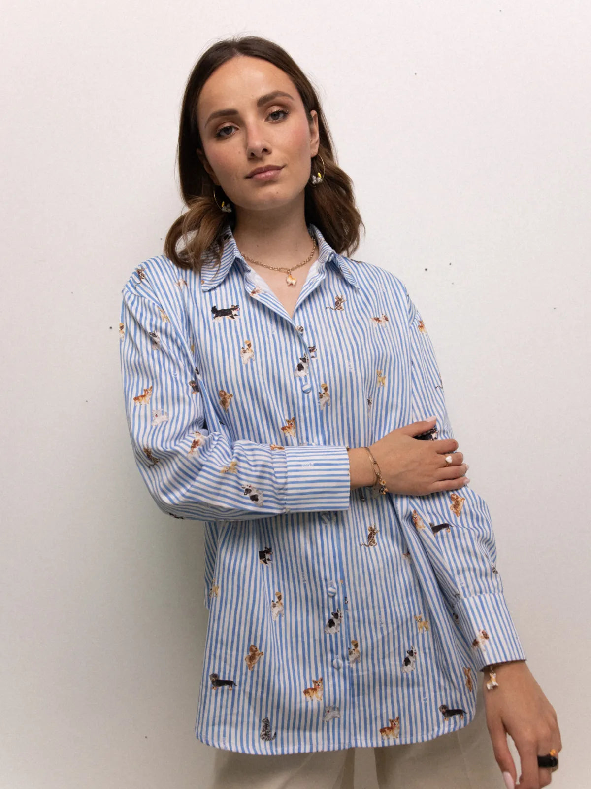 Oversized striped shirt - Like Cats &amp; Dogs