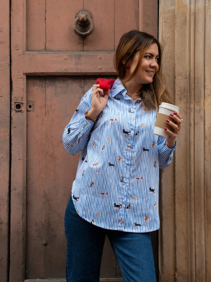 Oversized striped shirt - Like Cats &amp; Dogs
