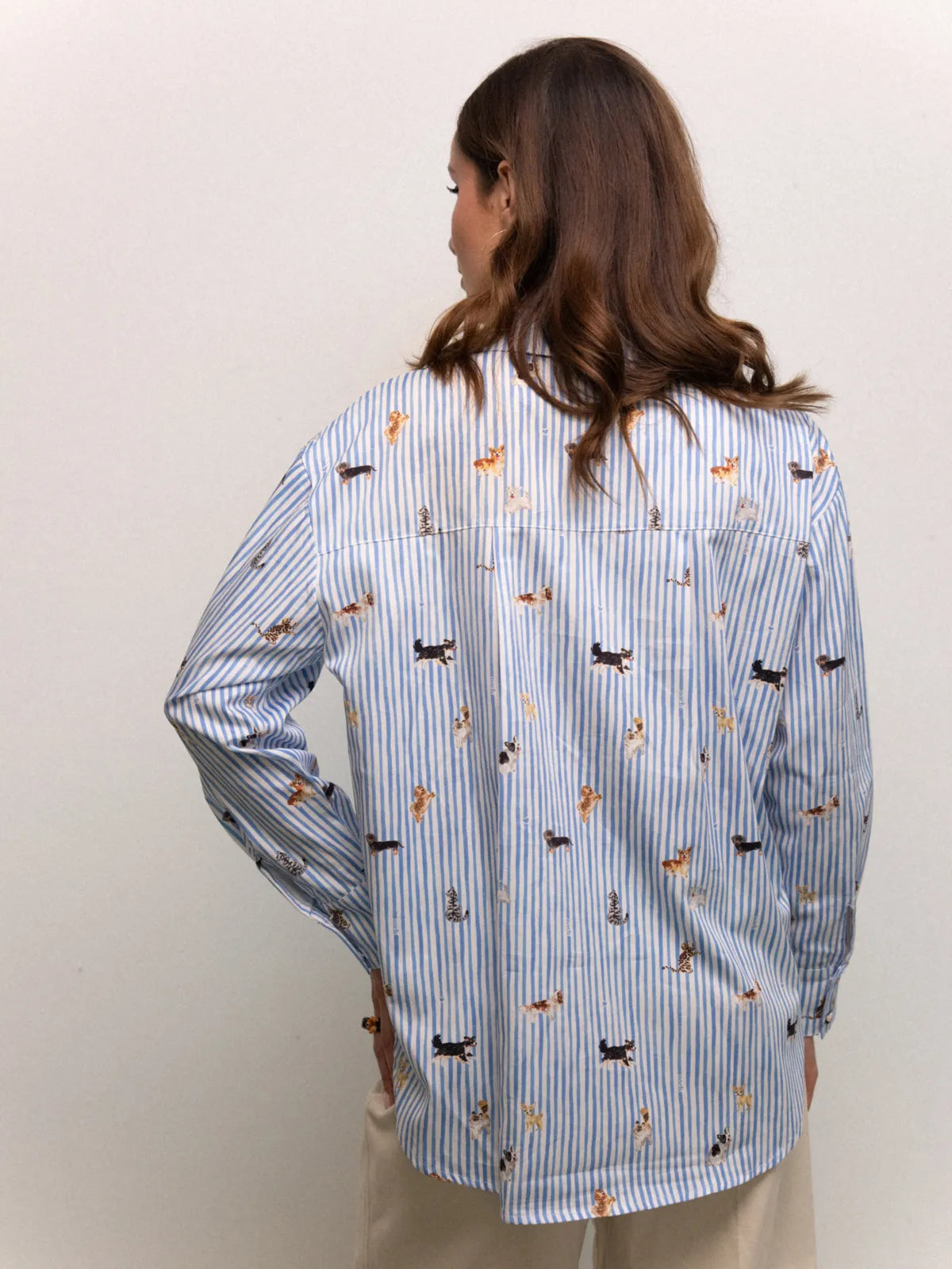 Oversized striped shirt - Like Cats &amp; Dogs