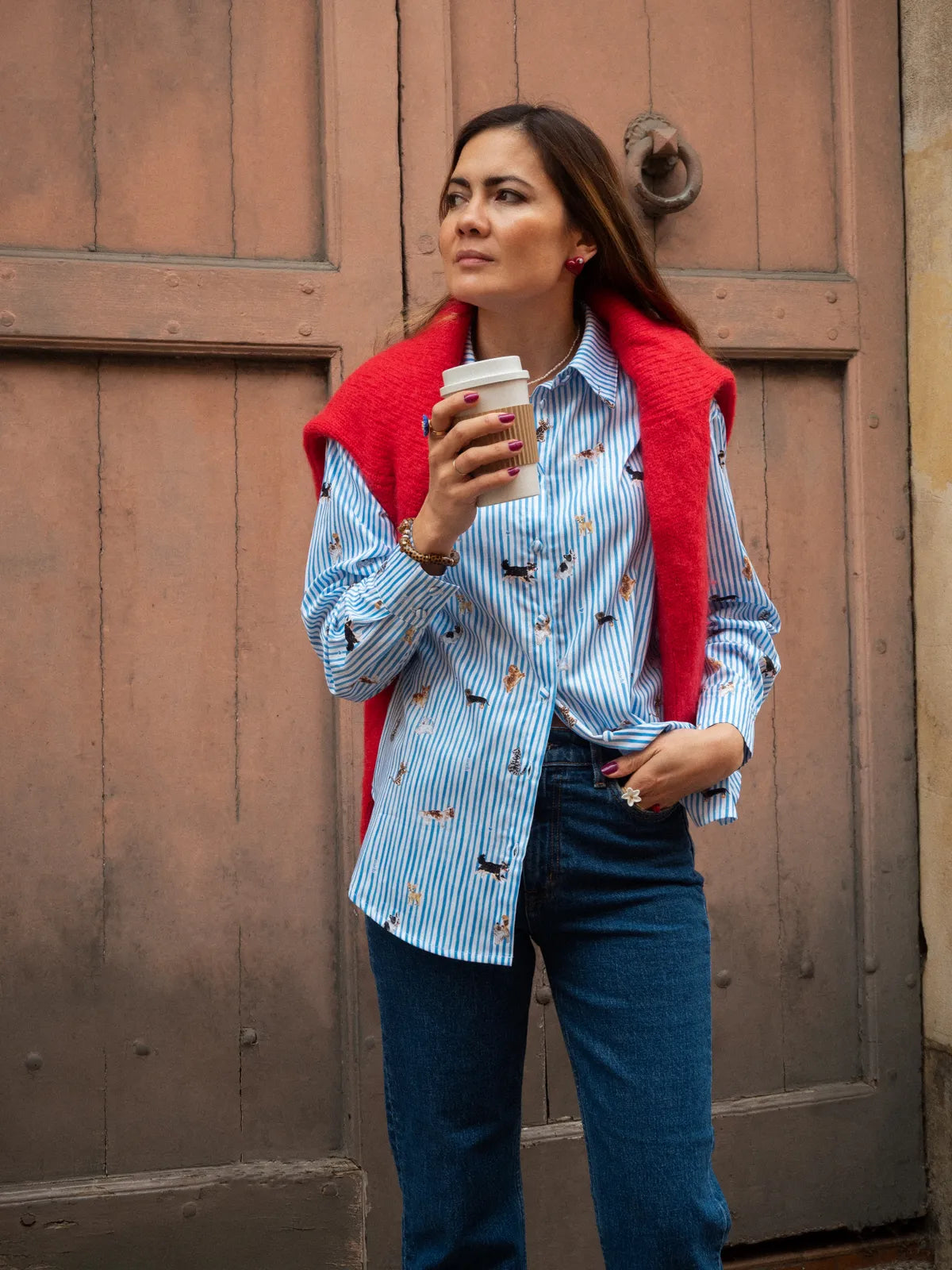 Oversized striped shirt - Like Cats &amp; Dogs