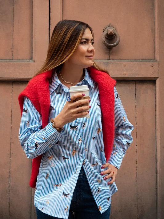Camicia a righe oversize - Like Cats &amp; Dogs