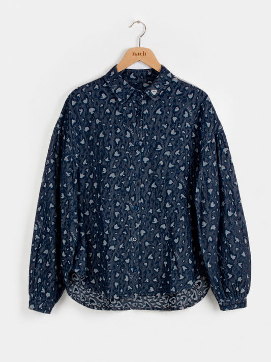 Chemise Léopard denim - Cosmic