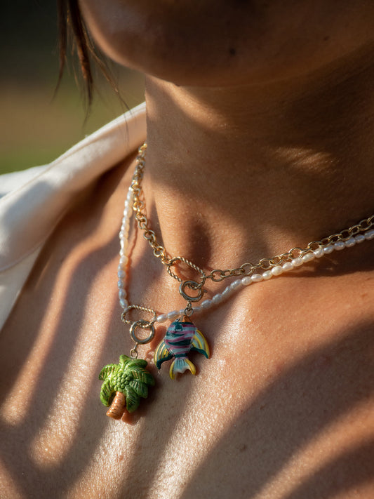 Maxi palm tree charm