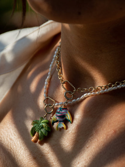 Maxi rainbow fish charm