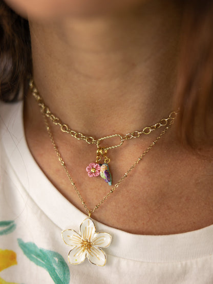 Anna's hummingbird charm