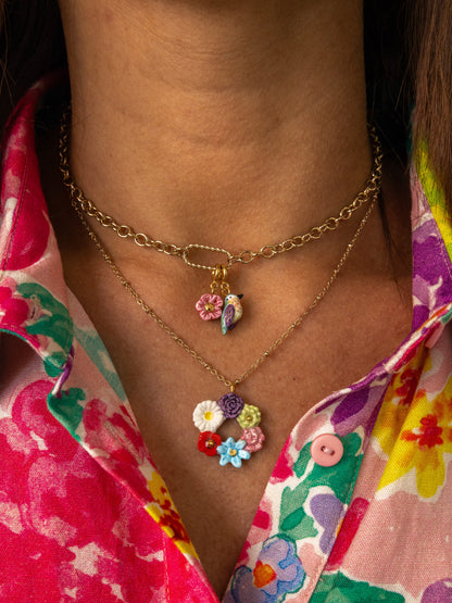 Anna's hummingbird charm