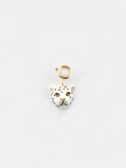 Charm's léopard blanc et doré
