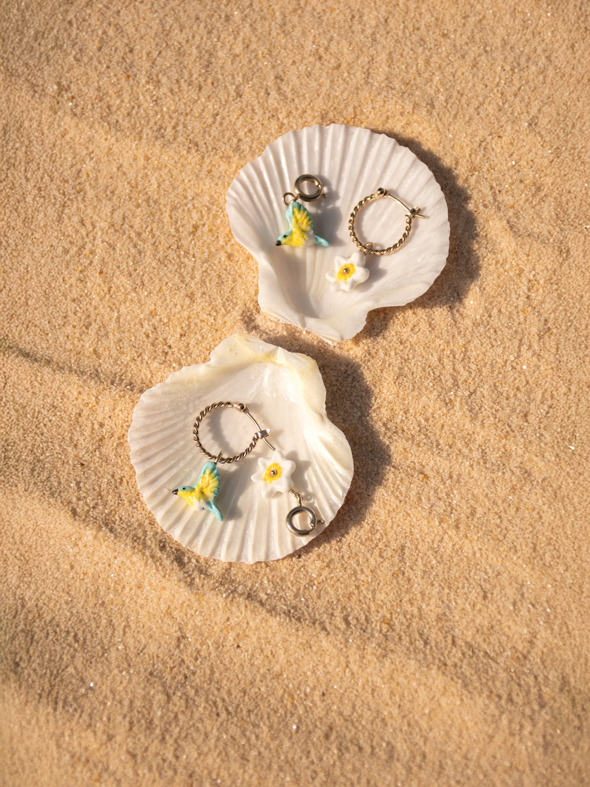 Mini créole Oiseau Paruline bleue  - Vendue à l'unité