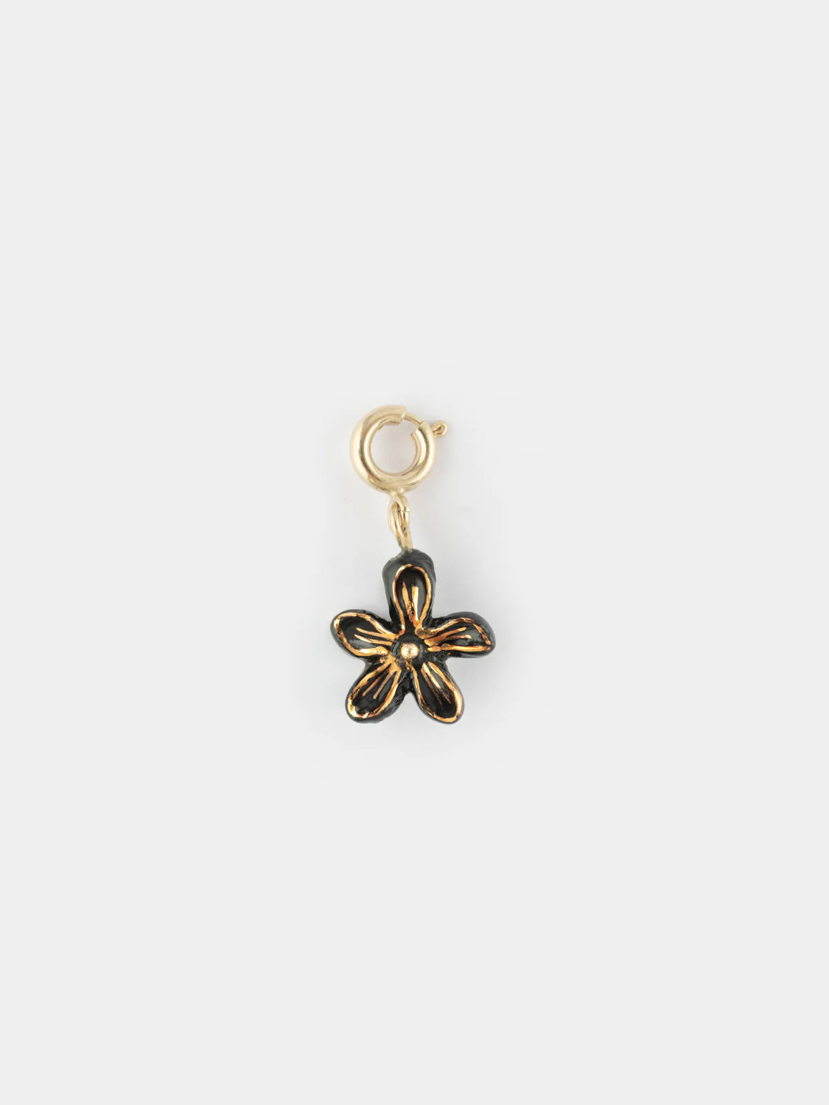 Charms fleur d'Erine noire