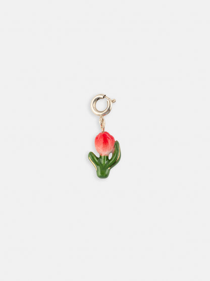 Red Tulip Charm