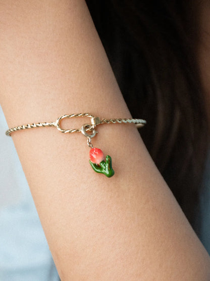 Red Tulip Charm