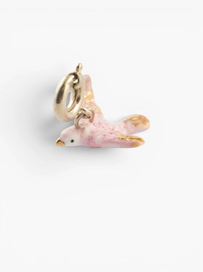 Pink dove charm