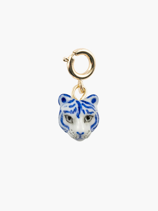 Charm's tigre bleu et blanc