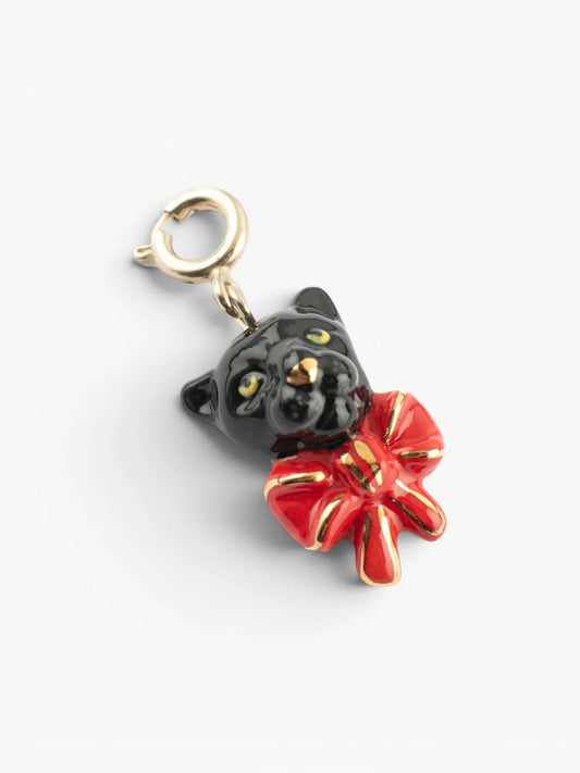 Charm's panthère noire et nœud - 15 ans