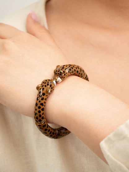Bracelet bisou guépard - Premier amour