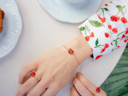 Heart Bracelet - Chérie Cherry