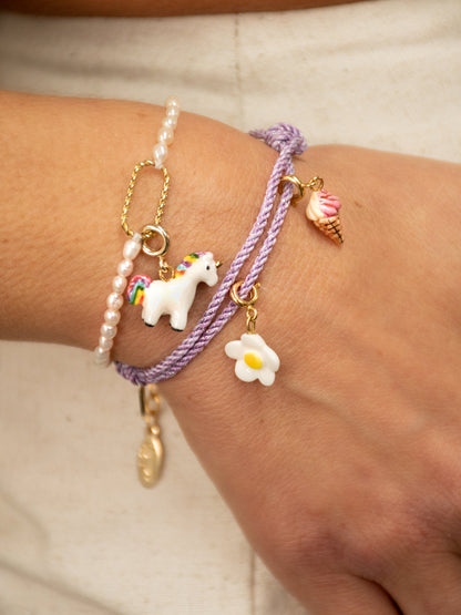 Bracciale di perle personalizzabile - Mix and Match