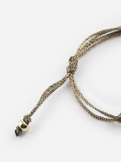 Bracelet cordon doré personnalisable - Mix and Match