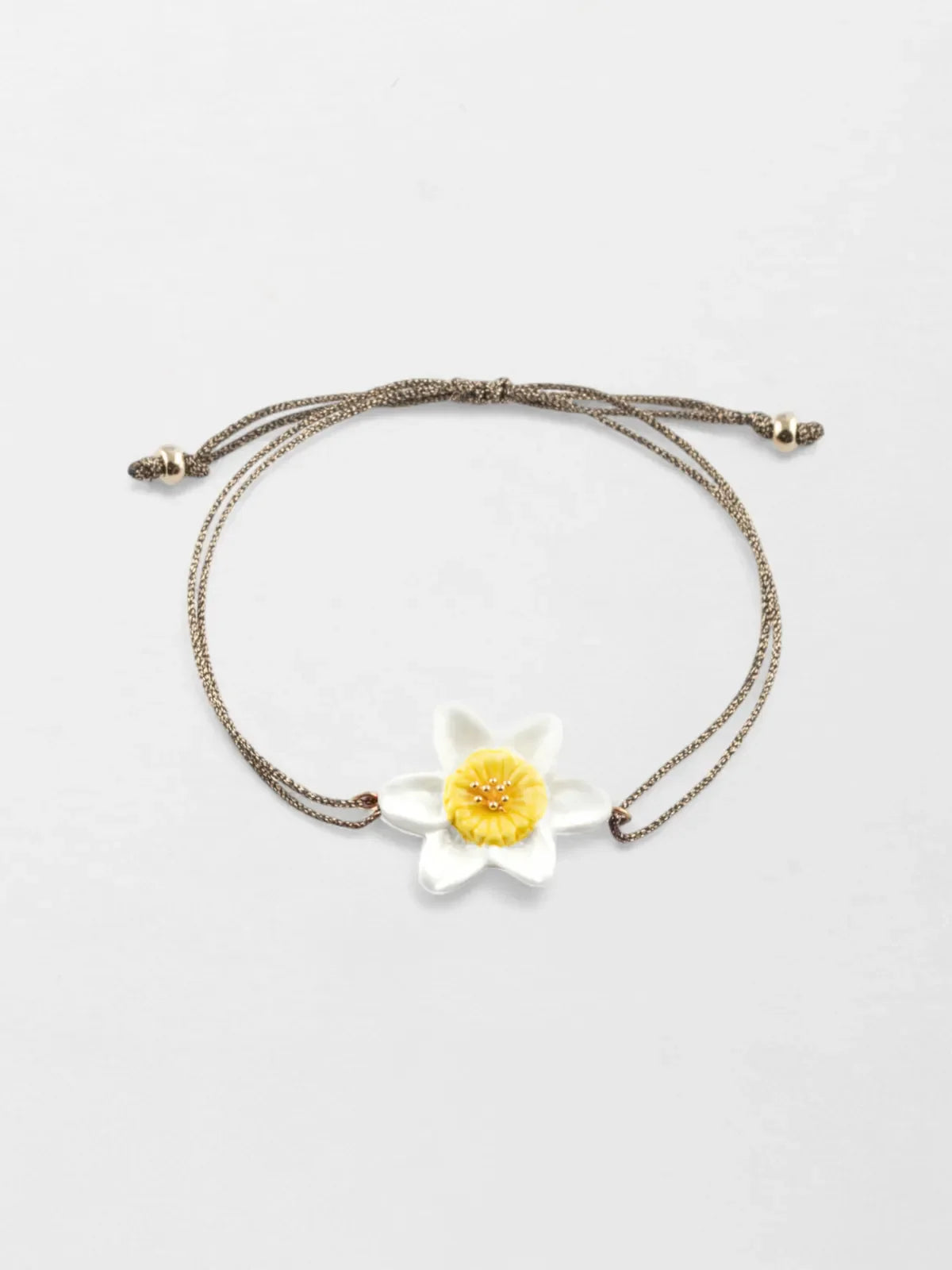 Bracelet cordon irisé Jonquille
