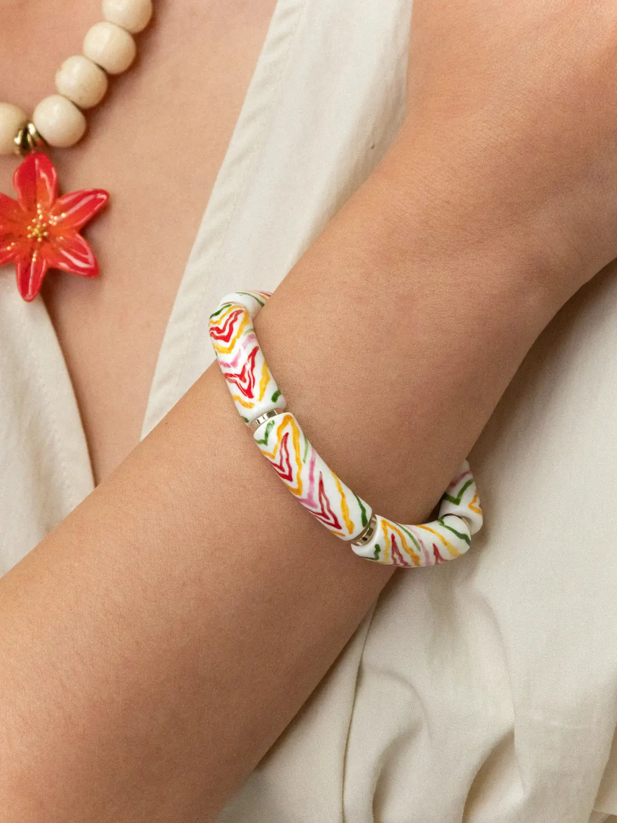 Crazy Tiger beaded bracelet