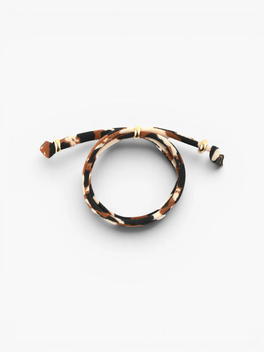 Bracelet en tissu léopard - Mix and match