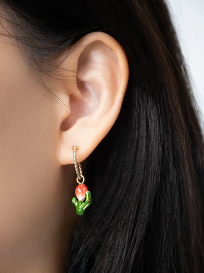 Mini créole Tulipe rouge - vendue à l'unité