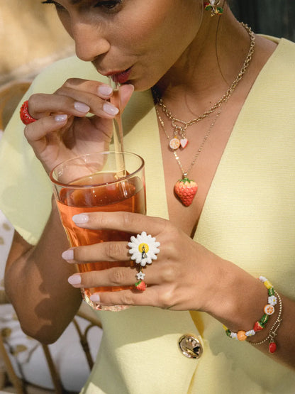Bracelet perles de fruits