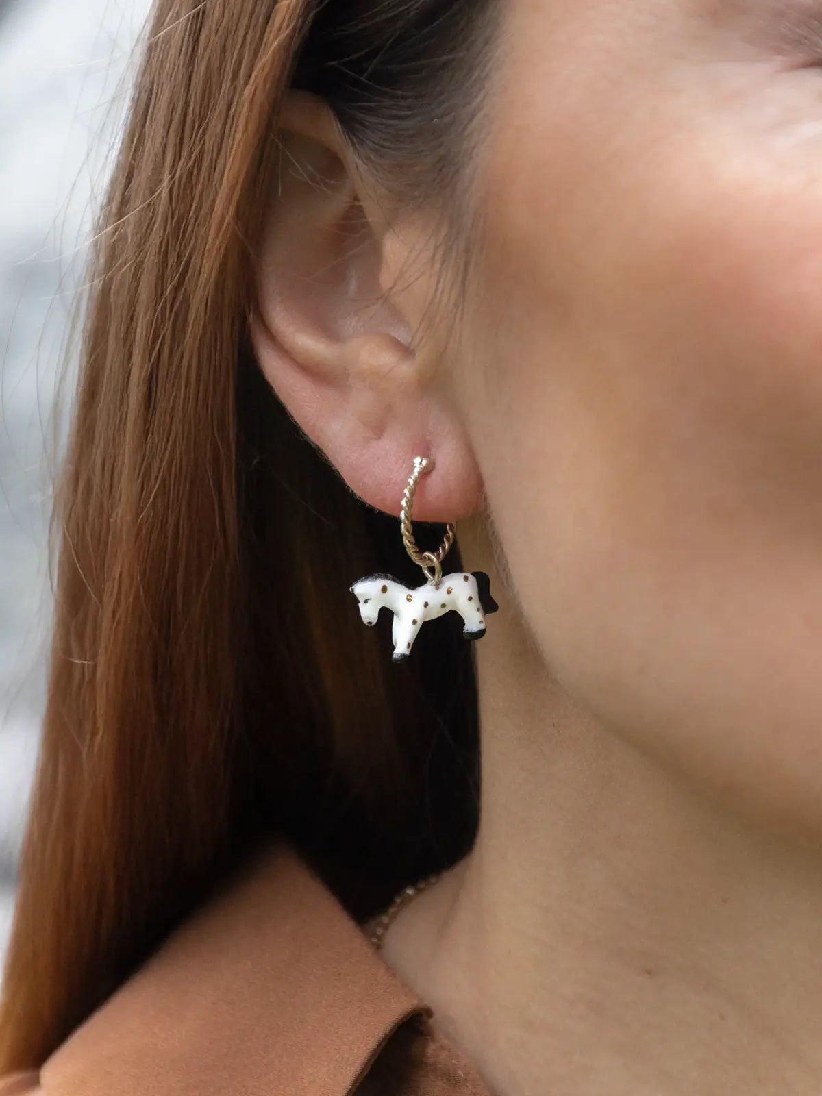 Mini créole cheval blanc - Vendue à l'unité