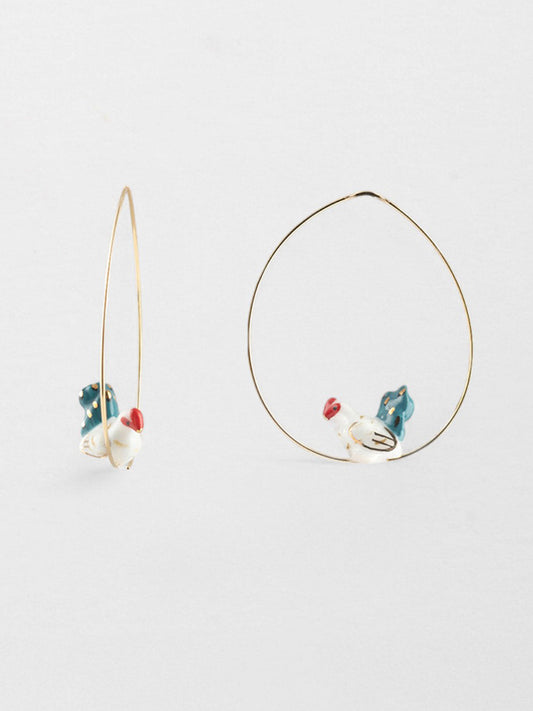 Polli creoli di medie dimensioni